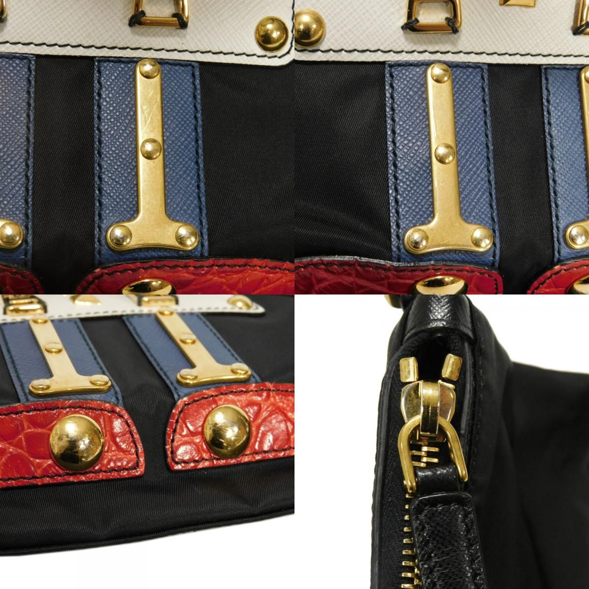 PRADA プラダ テスート ロボット アップリケ トート サフィアーノ
