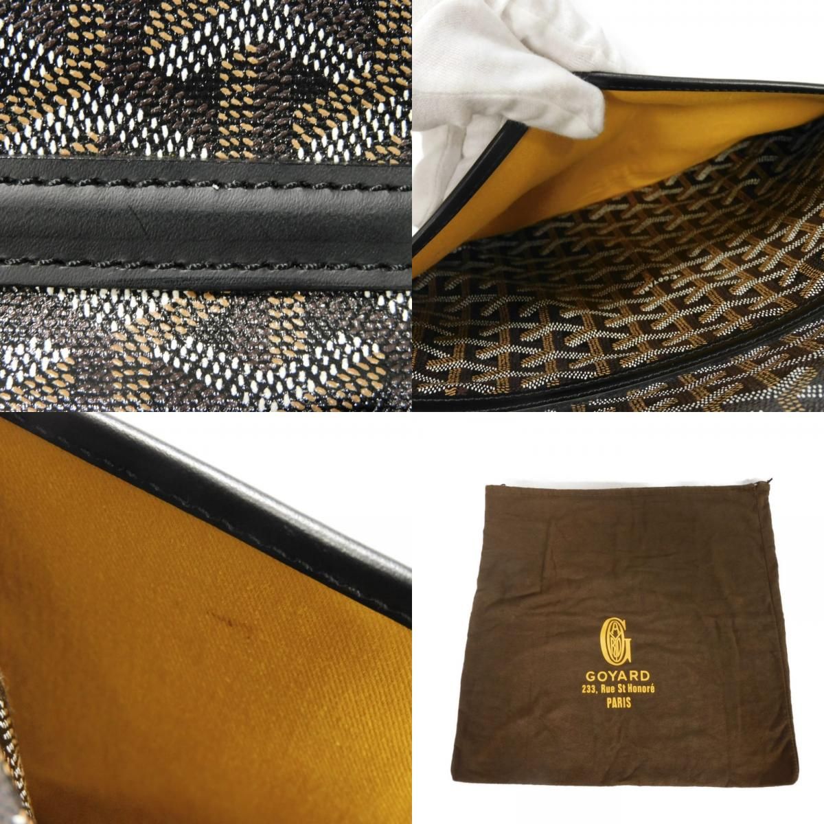 GOYARD ゴヤール グランブルー MM 廃盤 希少 トワルゴヤール カーフ