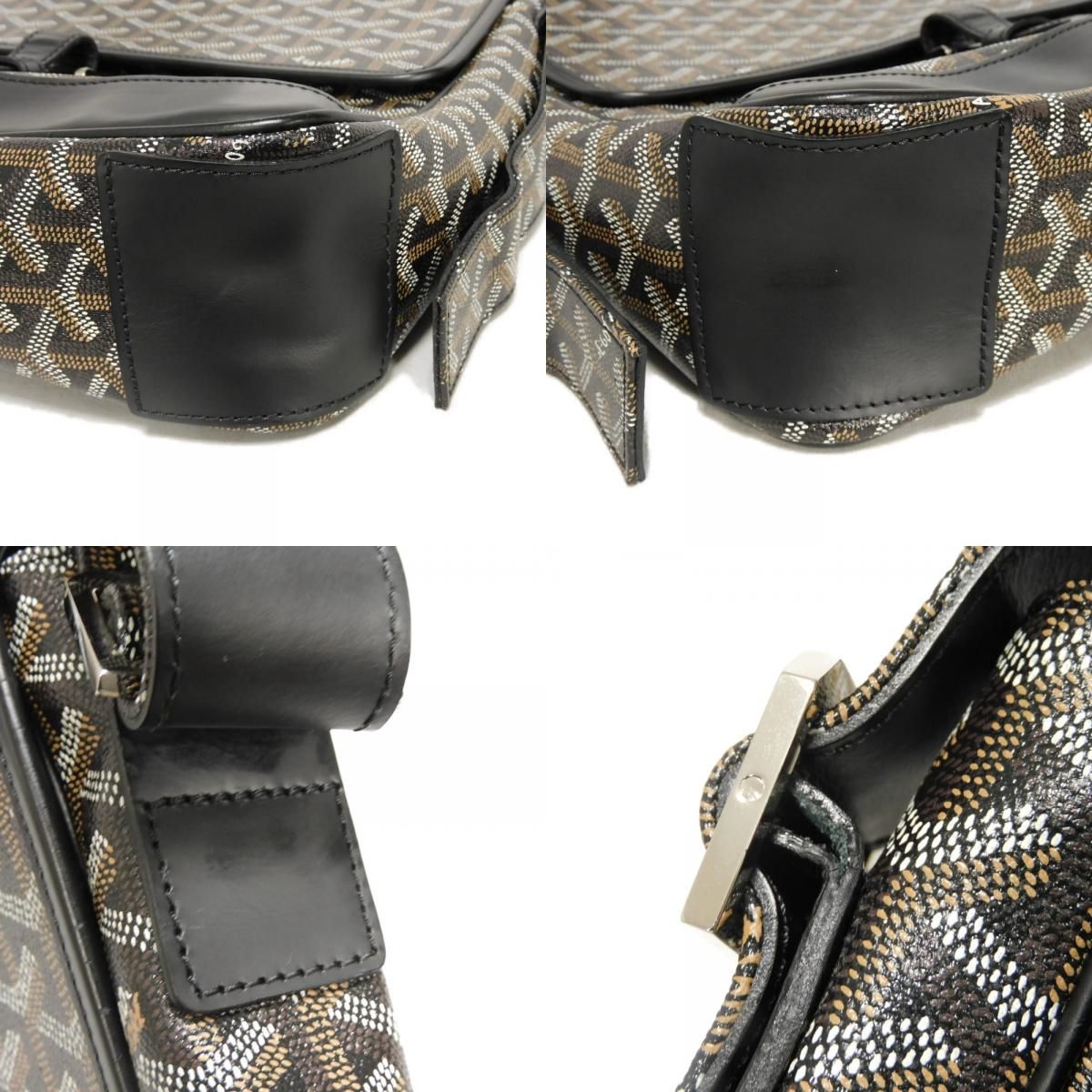 GOYARD ゴヤール グランブルー MM 廃盤 希少 トワルゴヤール カーフ