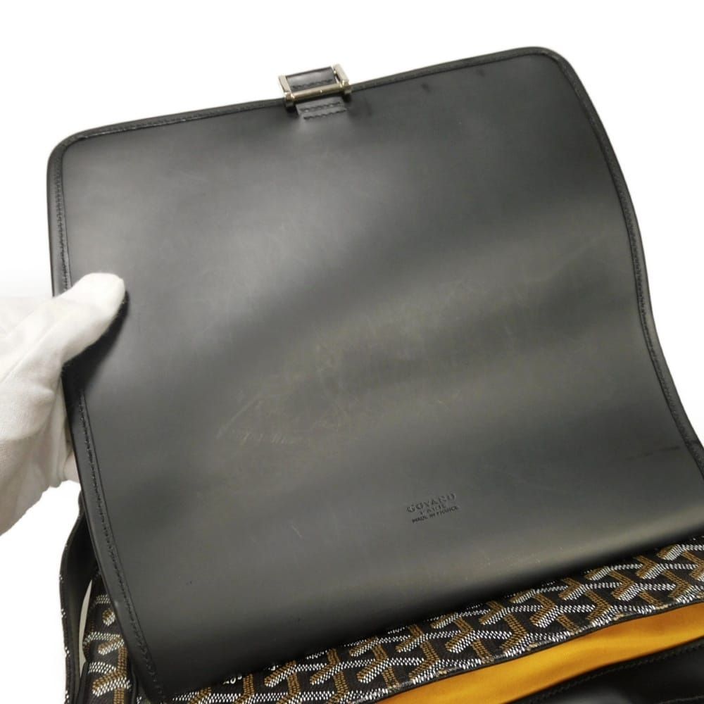GOYARD ゴヤール グランブルー MM 廃盤 希少 トワルゴヤール カーフ