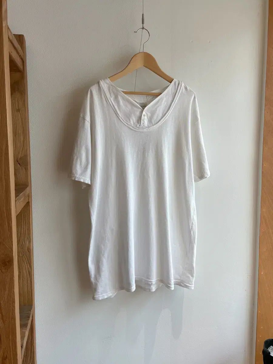 KAPITAL ヘンリーネック 半袖 Tシャツ