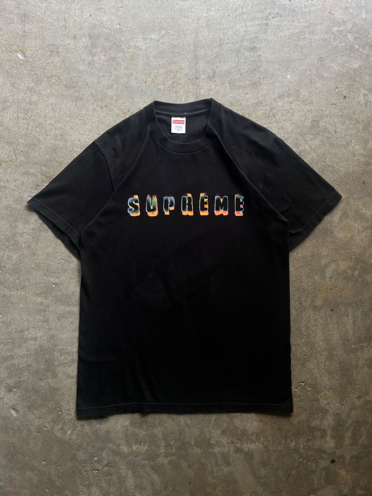 Supreme ロゴ プリント Tシャツ S ブラック 8,125円