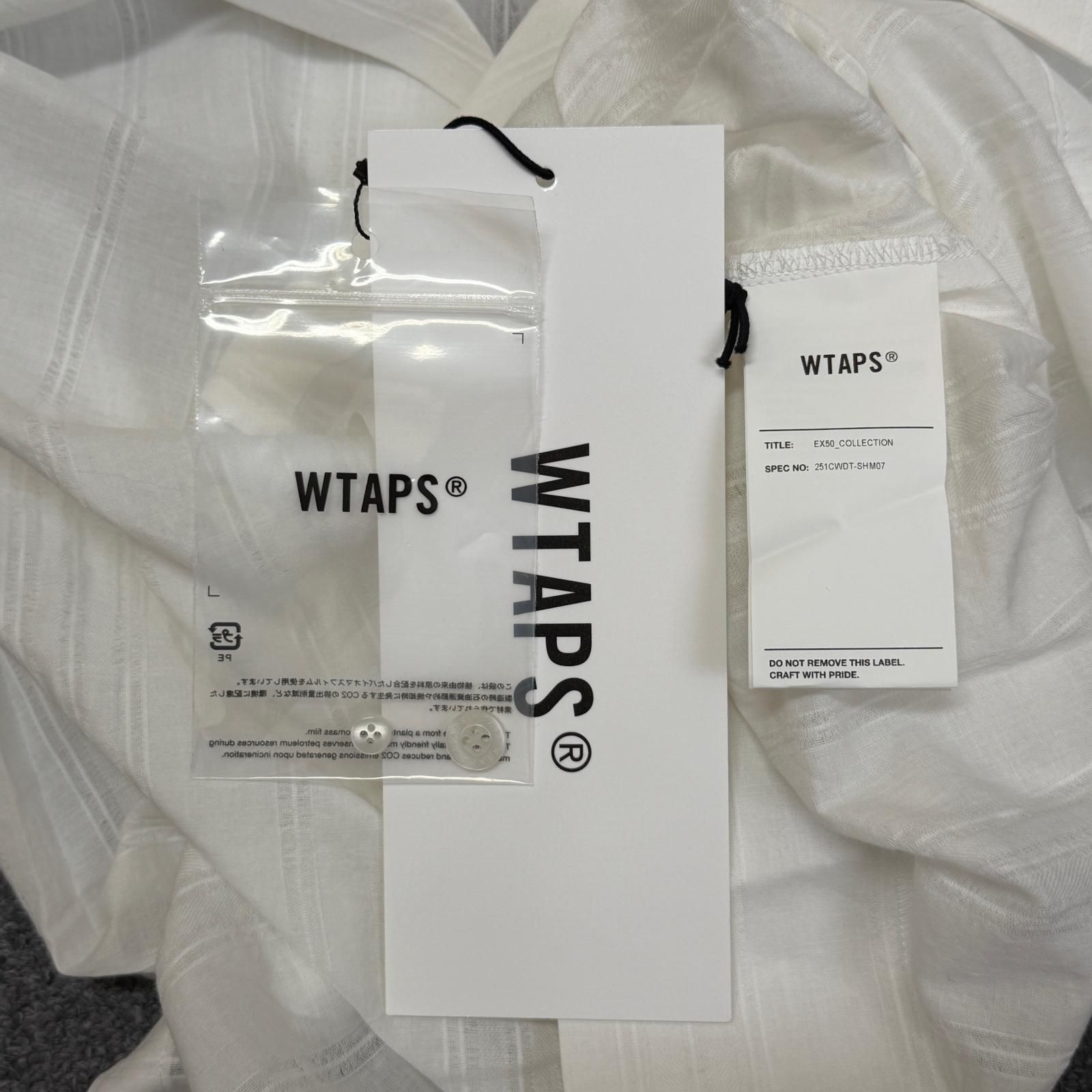 WTAPS 25SS FRIO 02 / SS / COTTON. DOBBY. TEXTILE オープンカラー 