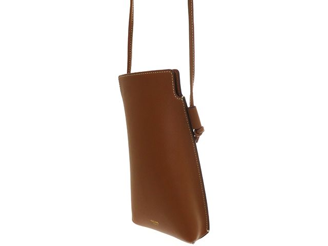CELINE セリーヌ フォンポーチ ショルダーバッグ カーフ ブラウン