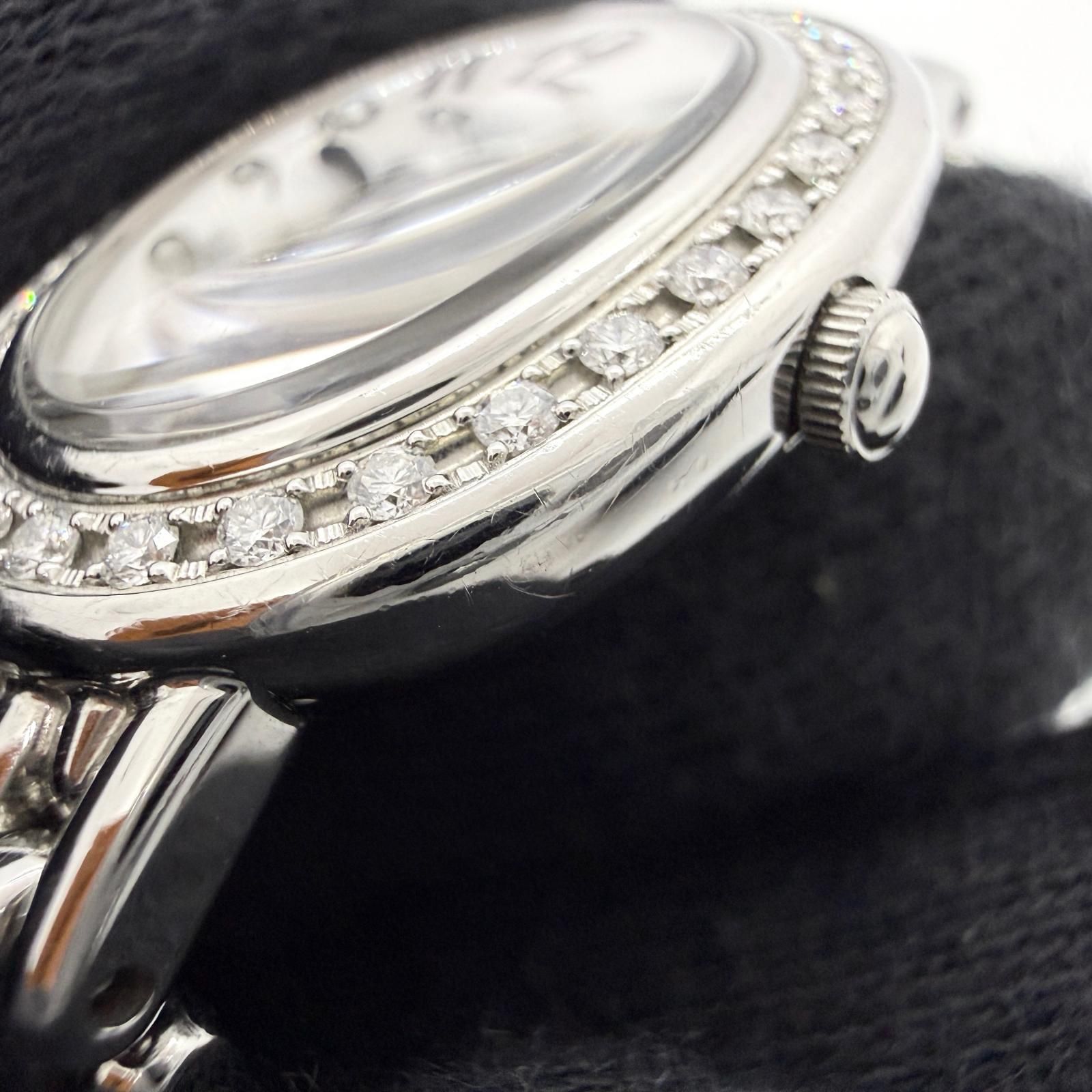 SEIKO セイコー クレドール ダイヤベゼル 腕時計 1E70-0A0K SEIKO セイコー CREDOR クレドール ダイヤベゼル ホワイトシェル 1E70