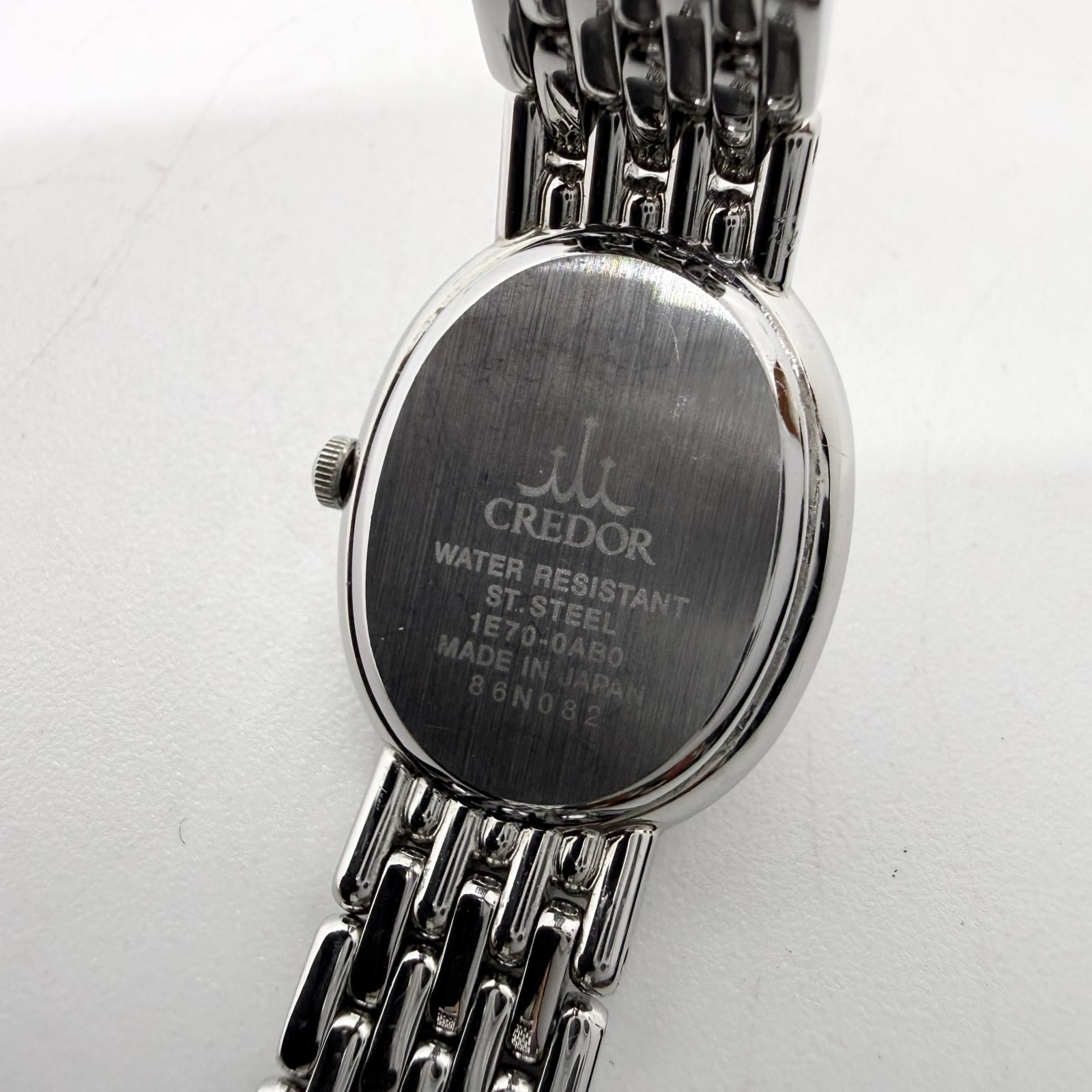SEIKO セイコー CREDOR クレドール ダイヤベゼル ホワイトシェル 1E70