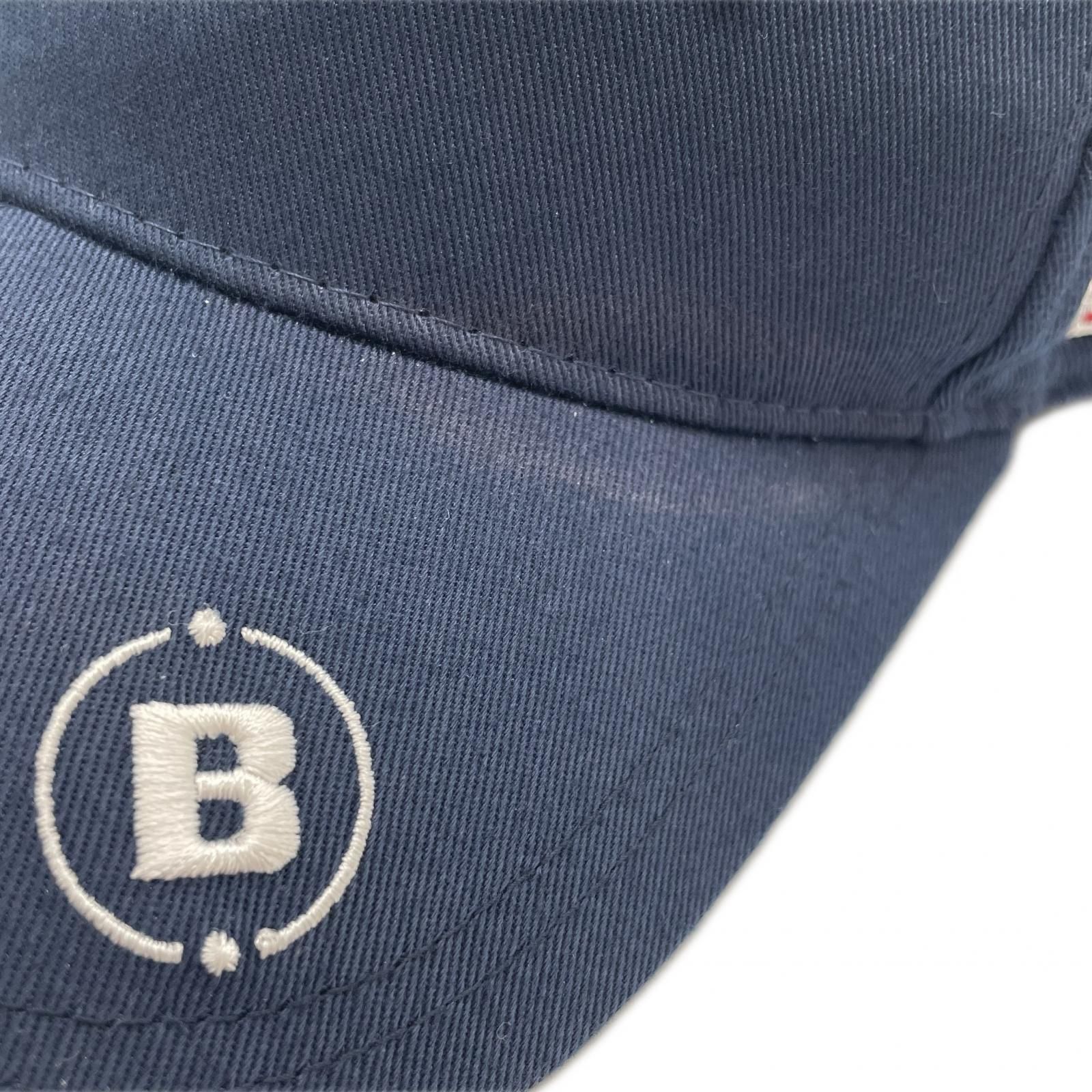 中古 ブリーフィング BRIEFING キャップ フリー ネイビー 立体ロゴ