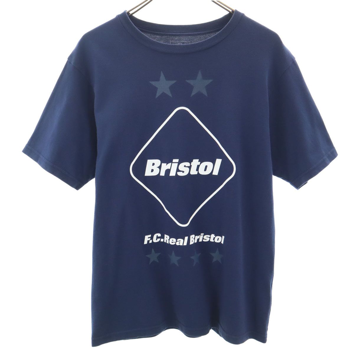 Bristol ブリストル 日本製 半袖 Tシャツ S ネイビー メンズ 古着 