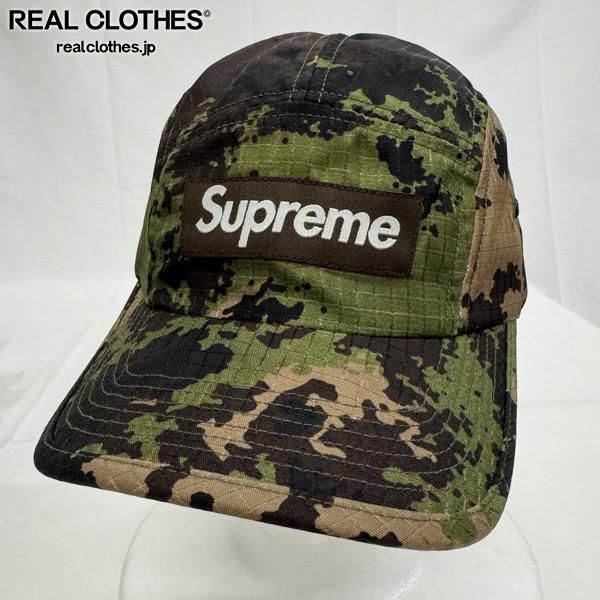 Supreme/シュプリーム【21AW】Camo Ripstop Camp Cap/カモ リップス