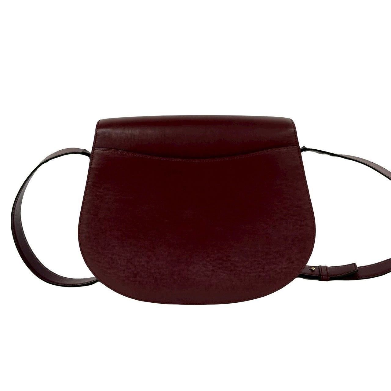 極 美品 CARTIER カルティエ ヴィンテージ マストライン ロゴ レザー