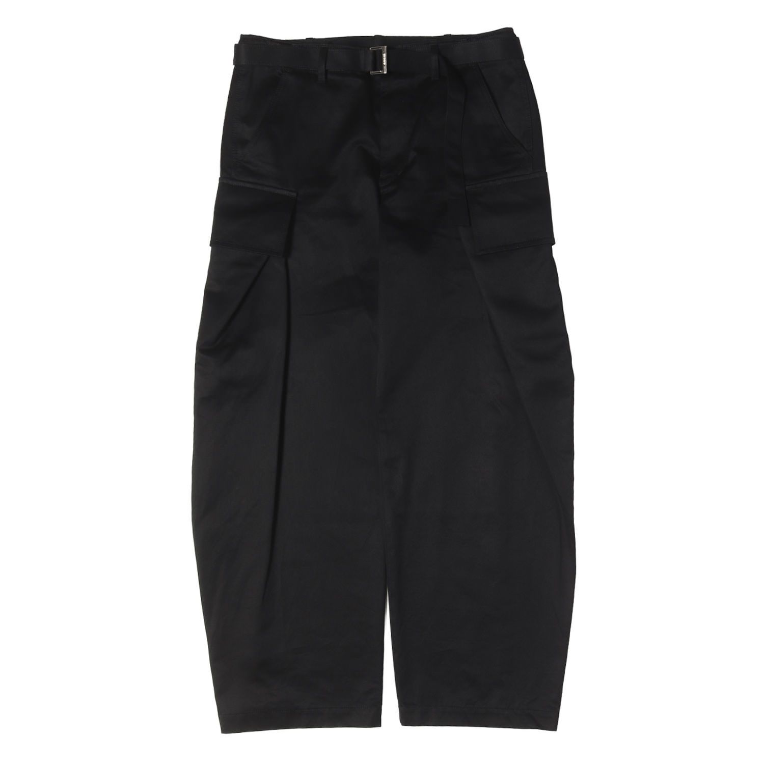 美品】Sacai サカイ パンツ ブラック 黒 サイズ:3 25AW チノ カーゴ