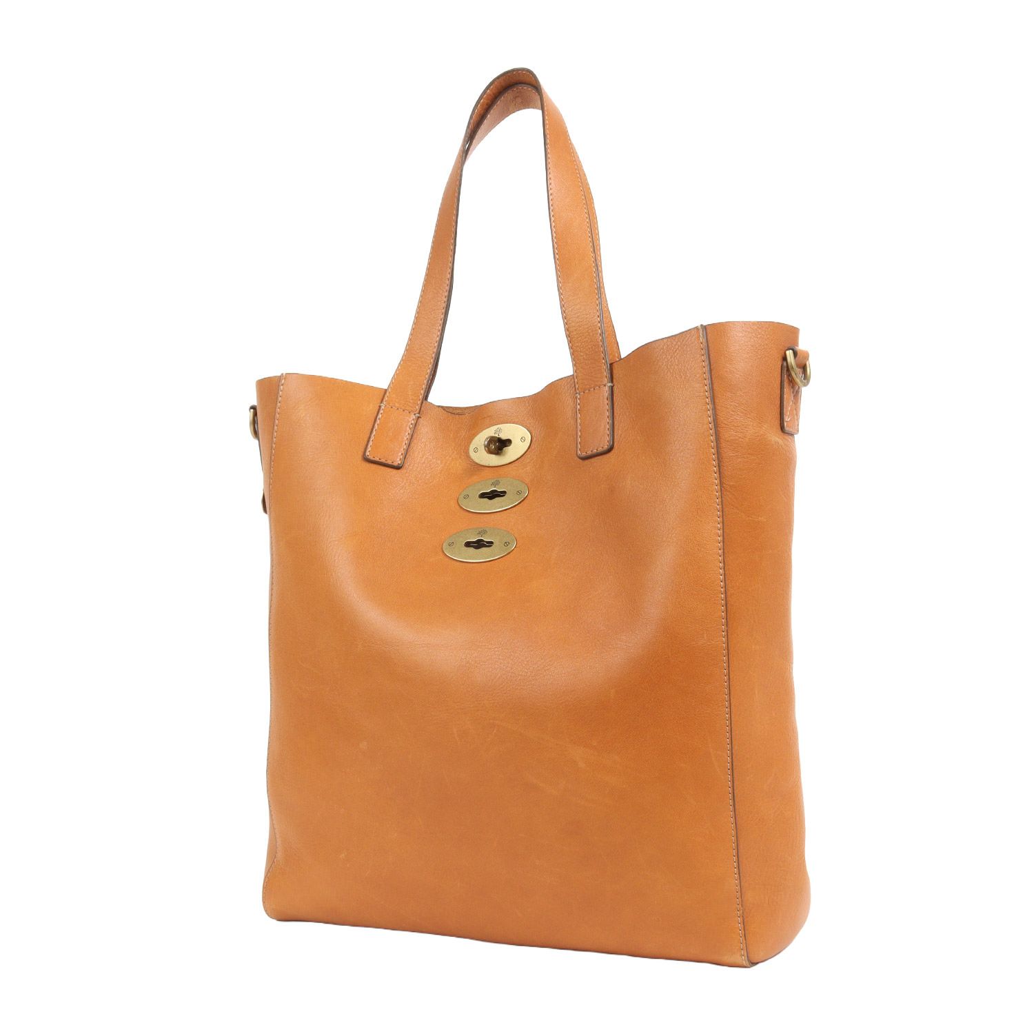 MULBERRY マルベリー バッグ コニャック レザー トートバッグ Brynmore