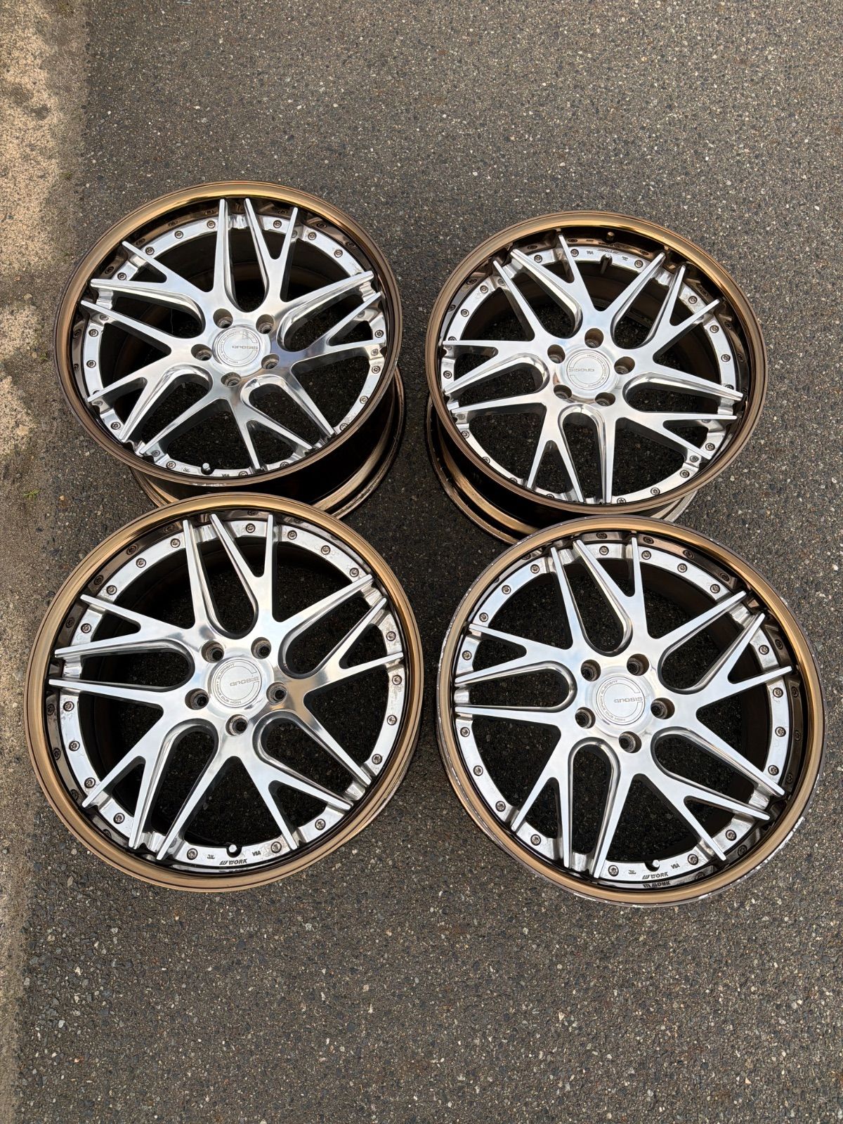 WORK ワーク GNOSIS グノーシス CVXM 20インチホイール PCD120 5H 4本セット