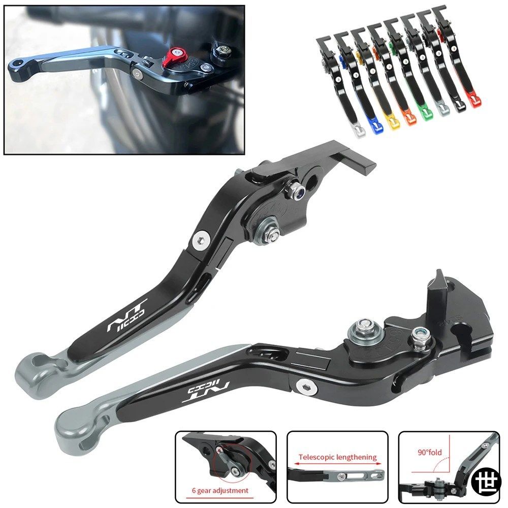 ホンダ NT1100 NT1100 2021 - 23 用 オートバイ 折りたたみ式ブレーキクラッチレバー 伸縮式ハンドルレバー