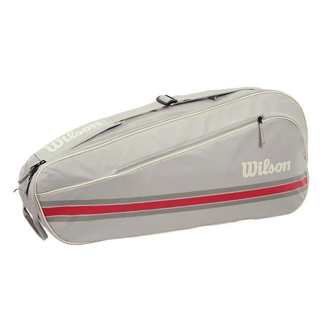 国内未発売モデル】【３本収納】ウィルソン(Wilson) 2025 TEAM チーム 3PK ラケットバッグ ワンショルダー テニスバッグ WR8039803001 オーツ(25y5m)(040029747)