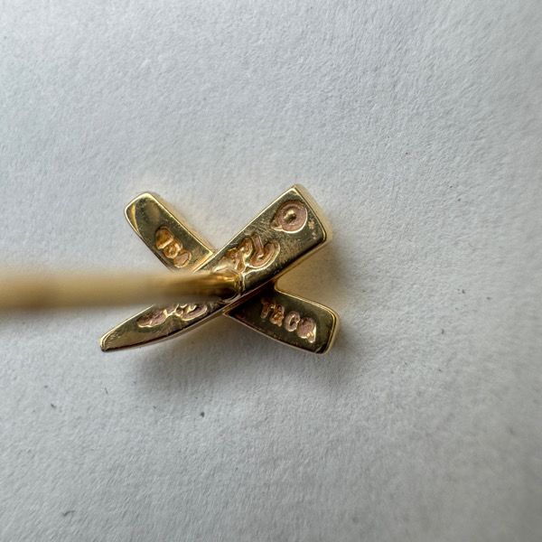 TIFFANY&Co./ティファニー AU750/K18 エルサ・ペレッティ キス ピアス 