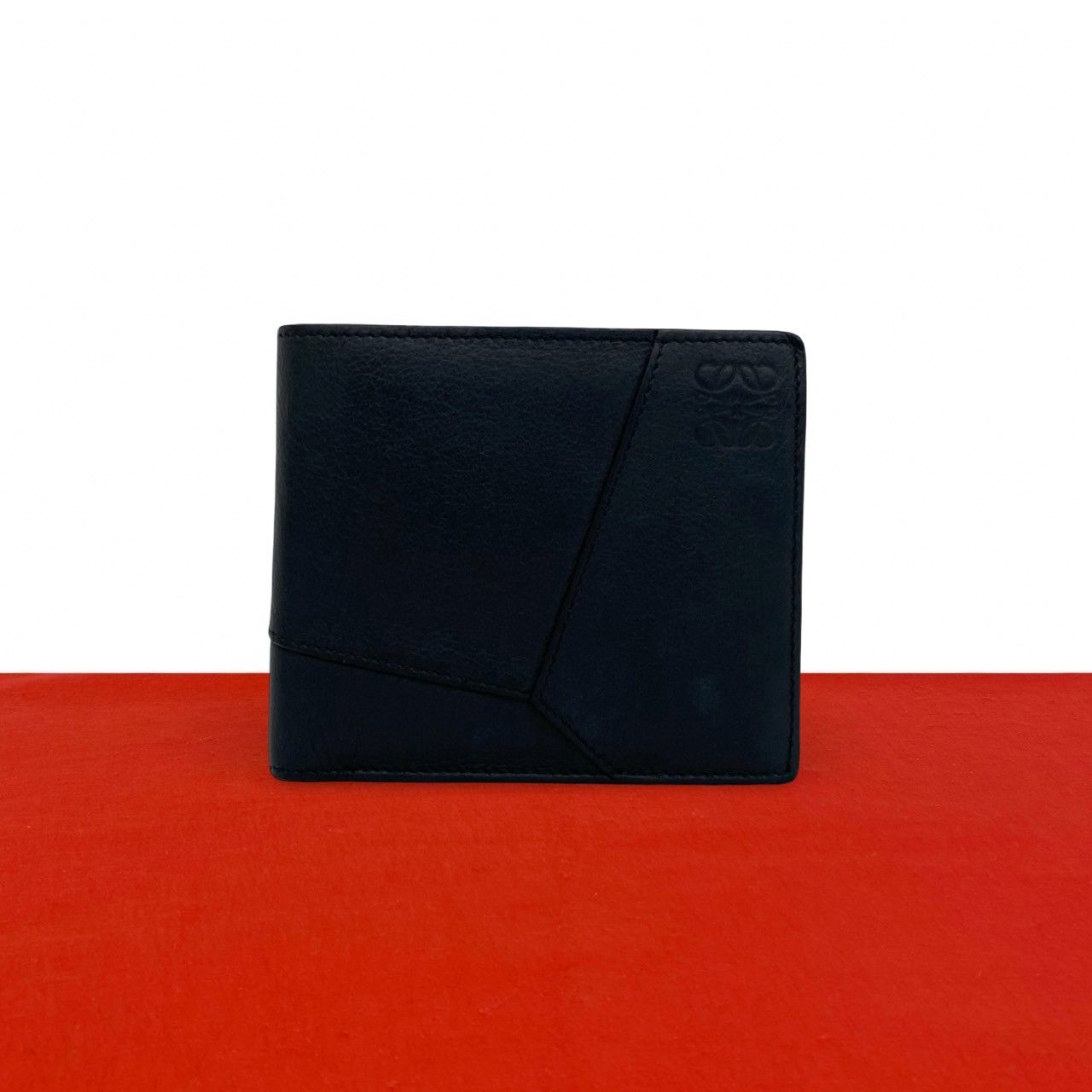 極 美品 LOEWE ロエベ パズル バイフォールド コインウォレット