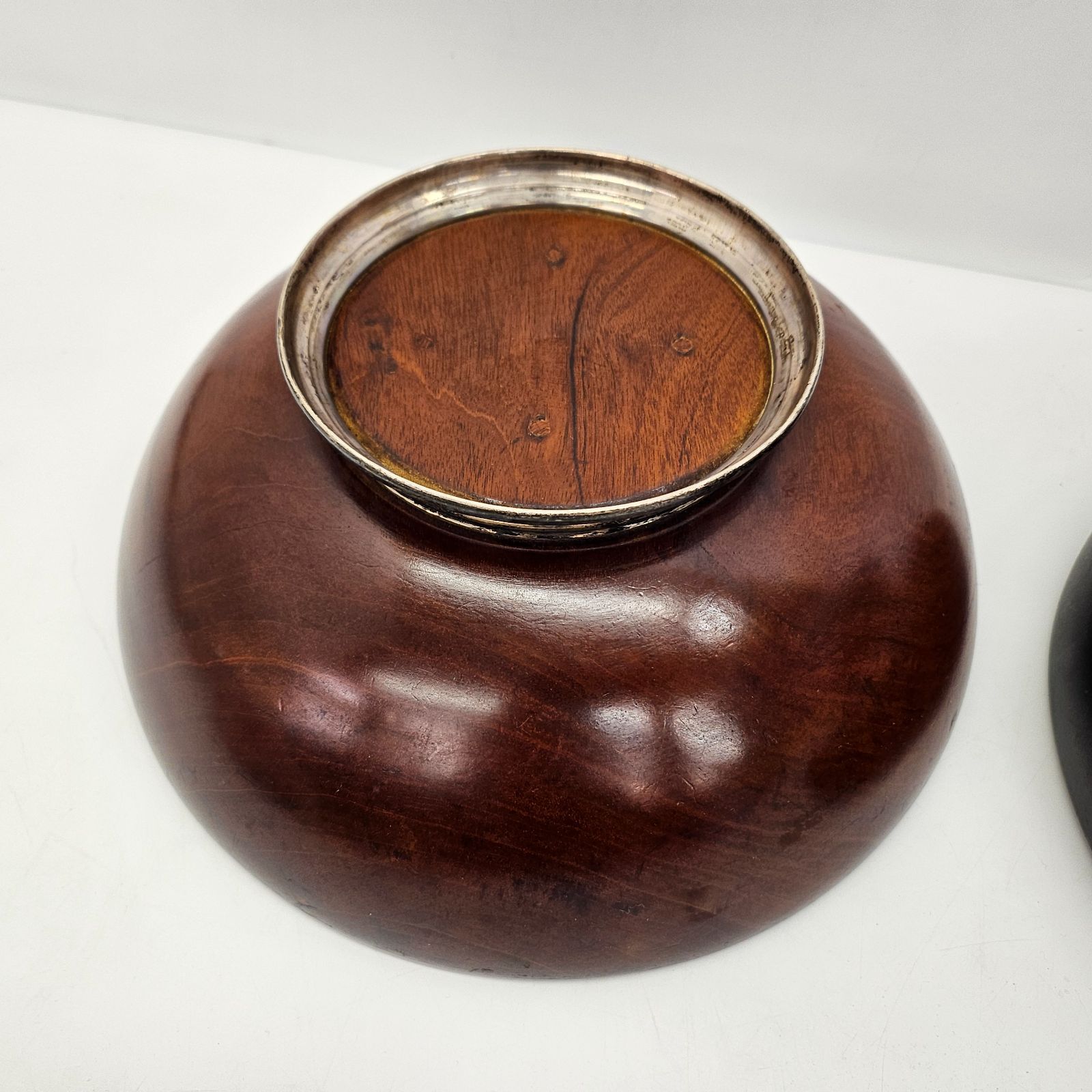 米軍 実物 メディカル サラダボウル ￼JACKSON CHINA 1934年 米国 United Craftsmen ビンテージ マホガニー 木製 サラダボウル 2点