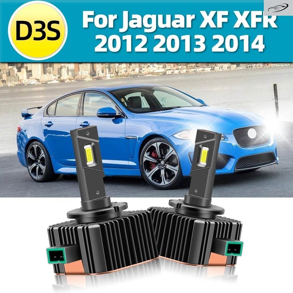 LED ヘッドライト HID D3S - CSP 35000LM 110W プラグプレイ 12V ヘッドランプ バルブ ジャガー XF XFR 車両用 2012 2013 2014