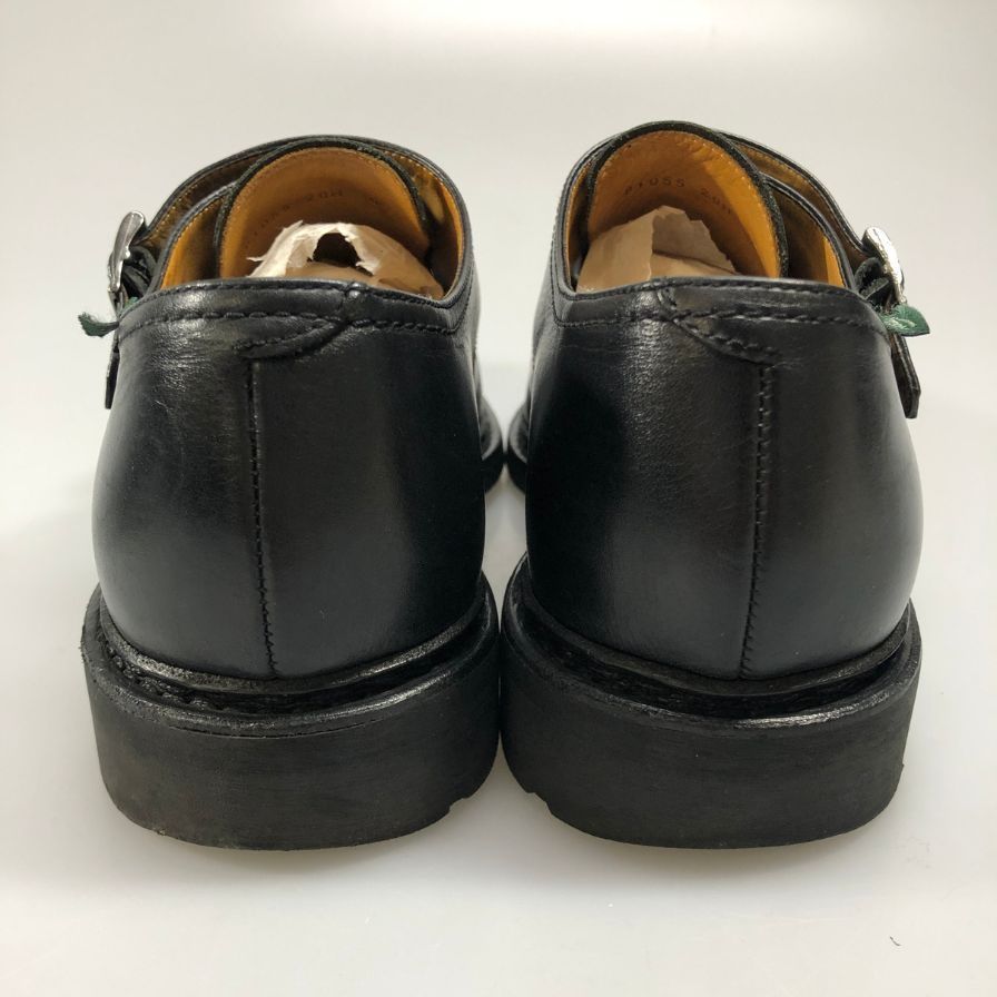 パラブーツ POE ダブルモンク ブラック サイズUK9 PARABOOT ビジネス
