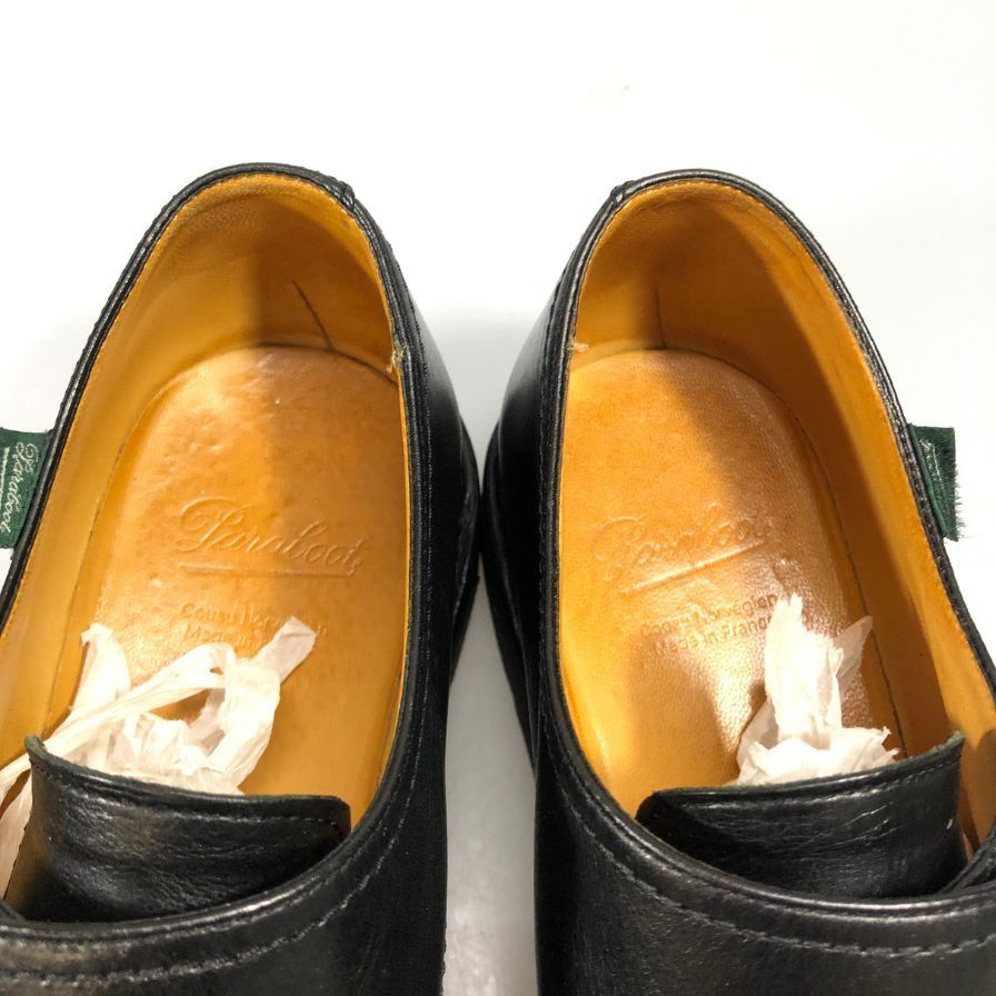パラブーツ POE ダブルモンク ブラック サイズUK9 PARABOOT ビジネス