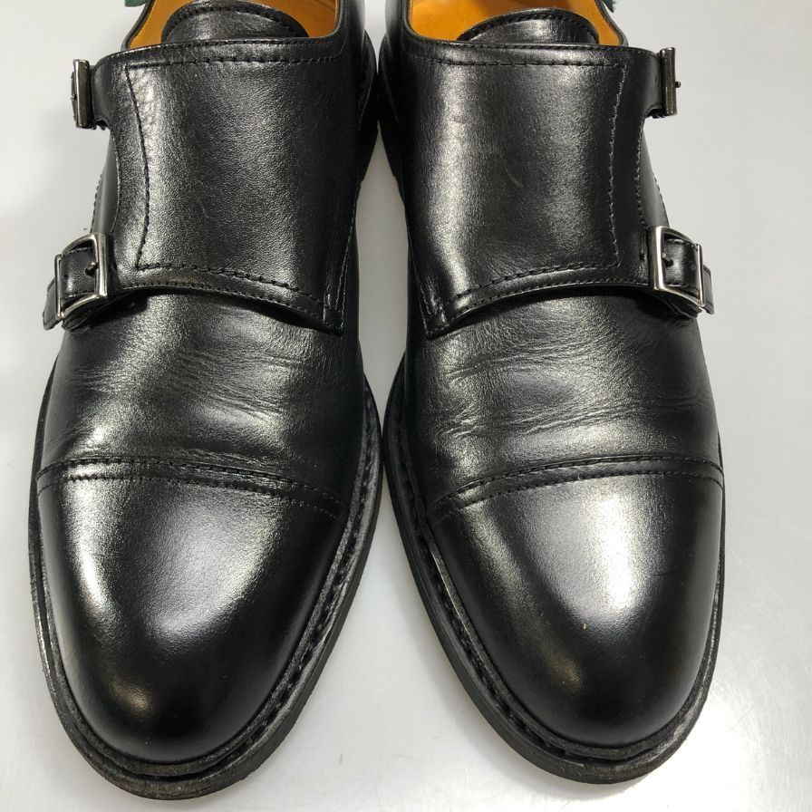 パラブーツ POE ダブルモンク ブラック サイズUK9 PARABOOT ビジネス