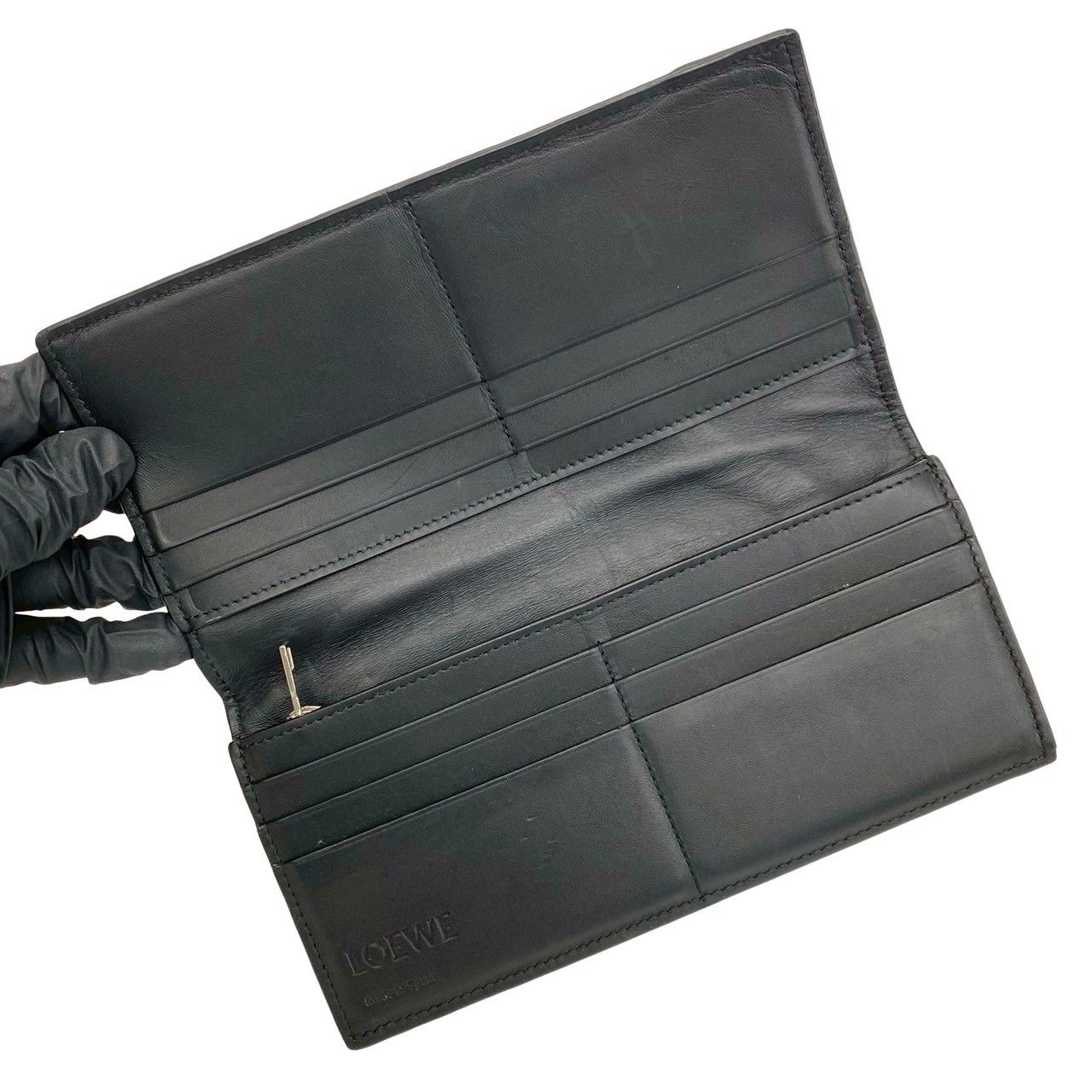 極 美品 LOEWE ロエベ パズル ロング ホリゾンタル ウォレット