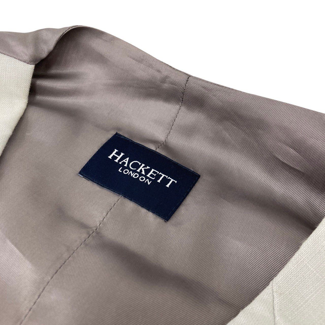タグ付き/HACKETT LONDON/ハケットロンドン/リネン/ジレベスト/サイズ