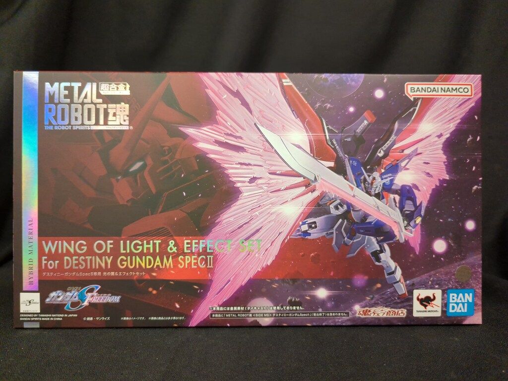 BANDAI SPIRITS METAL ROBOT魂 機動戦士ガンダムSEED FREEDOM デスティニーガンダムSpecII専用光の翼&エフェクトセット