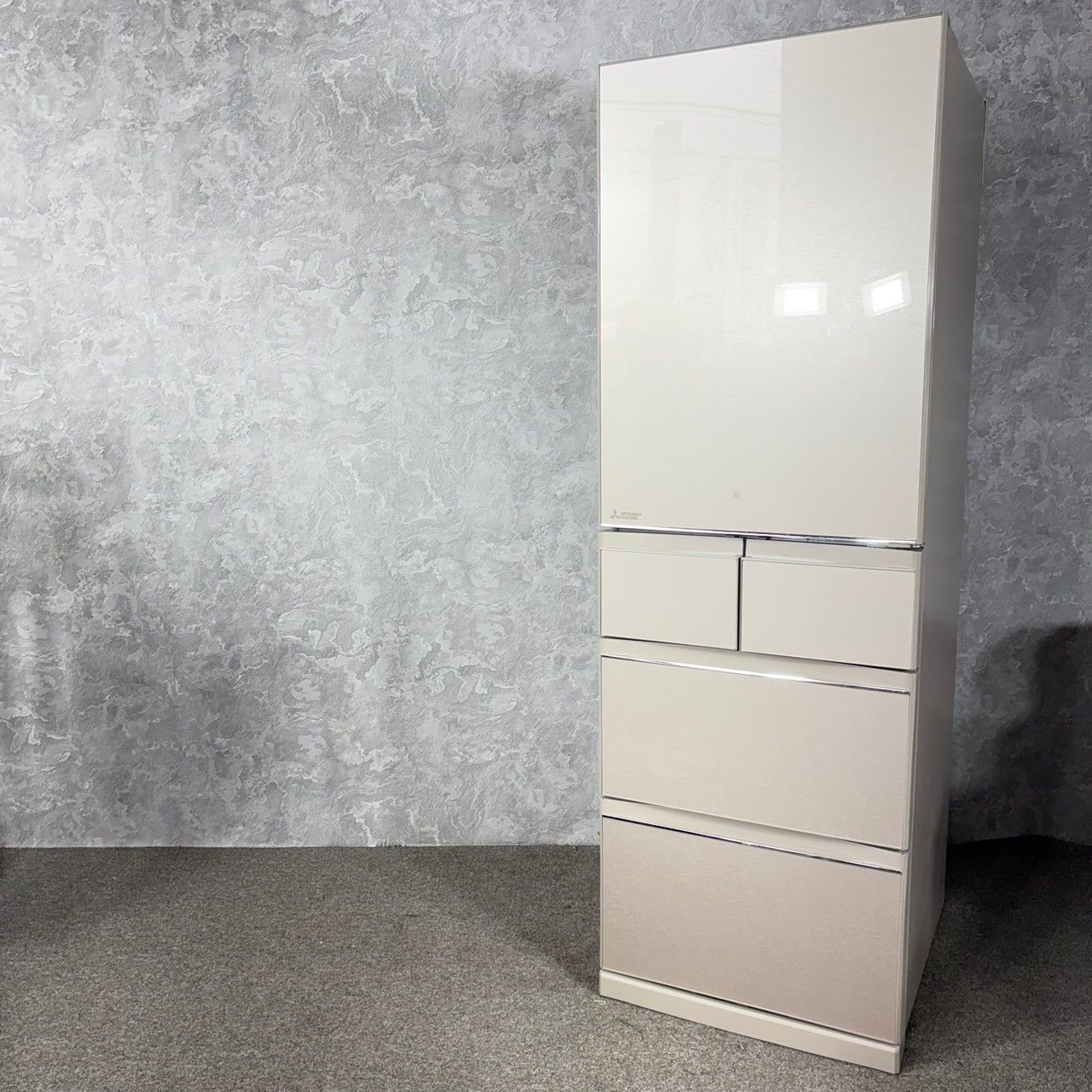 2024年製】 極美品 MITSUBISHI 三菱 ガラストップ 冷凍冷蔵庫 MR-BD46K