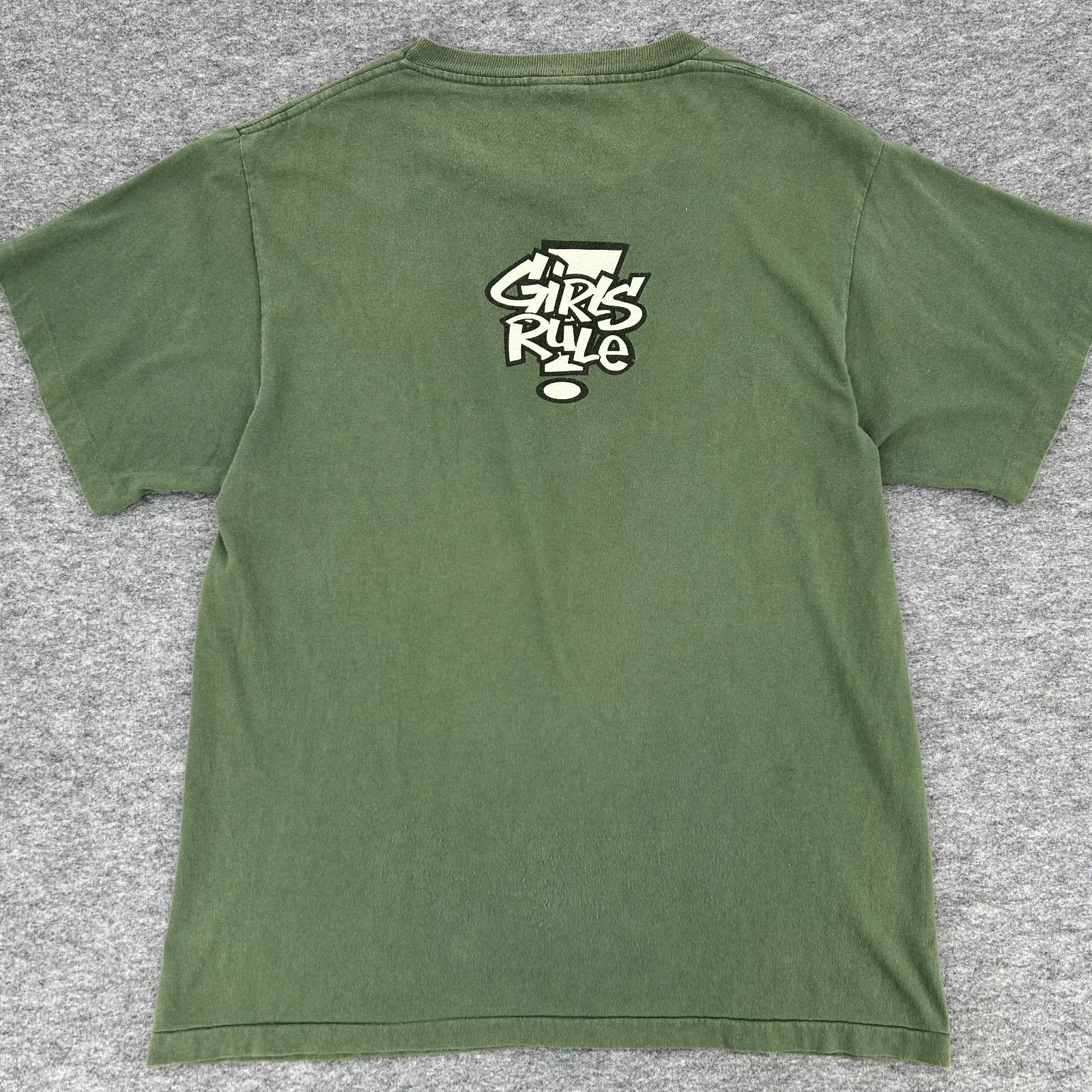 USA製 Betty Boop ベティ・ブープ ミリタリー プリントTシャツ L