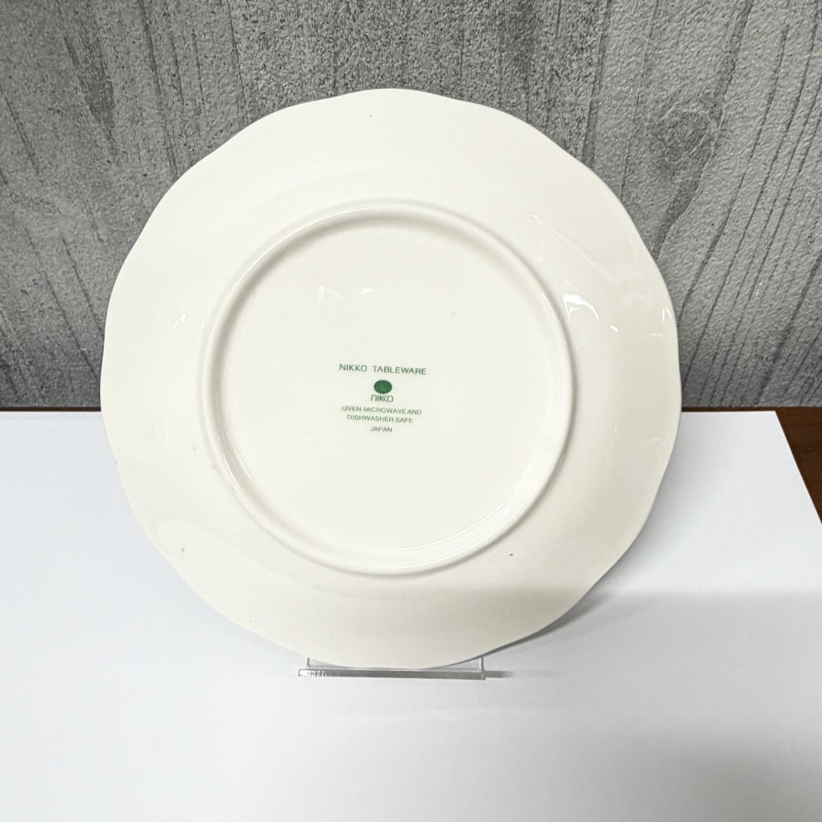 ◎S091 NIKKO テディベアシリーズ 16cm プレート・8cm ティーボール