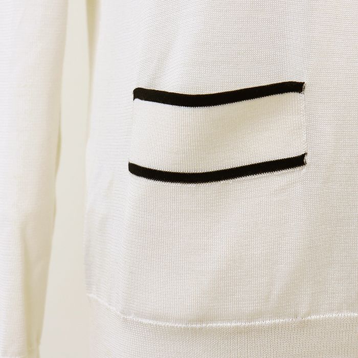 美品】PRADA プラダ ニット カーディガン サイズ 38 レディース ロゴ