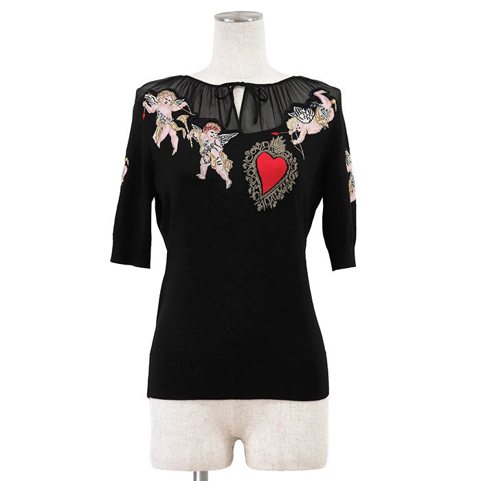 DOLCE&GABBANA ドルチェアンドガッバーナ 半袖 ニット サイズ 36