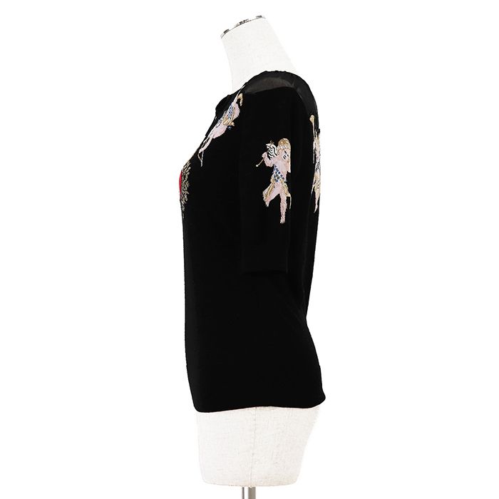 ドルチェアンドガッバーナ　半袖ニット DOLCE&GABBANA ドルチェアンドガッバーナ 半袖 ニット サイズ 36