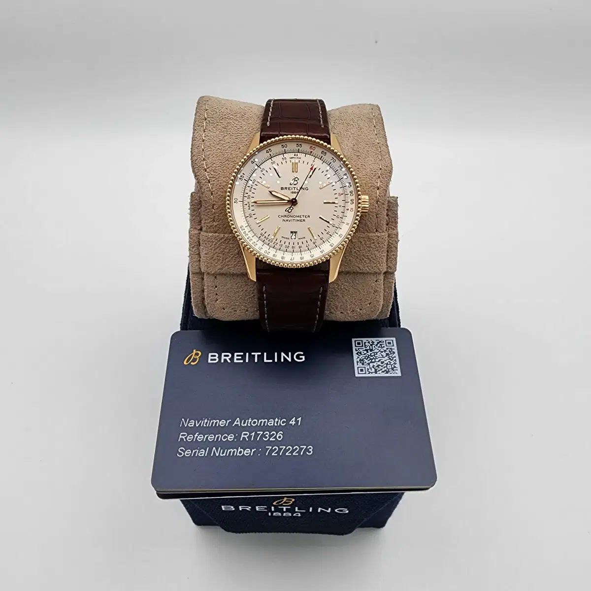 BREITLING ブライトリング ネイティマー タイノンクロノ 41MM 18K 金丸のまま