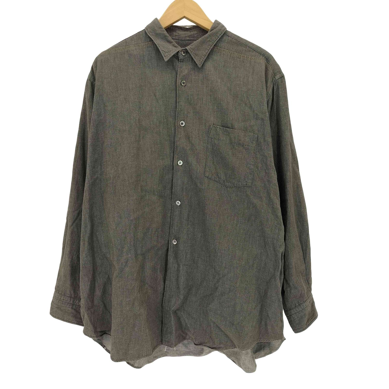 コムデギャルソンオム COMME des GARCONS HOMME 90s 銀タグ 田中オム コットンシャツ メンズ 表記無