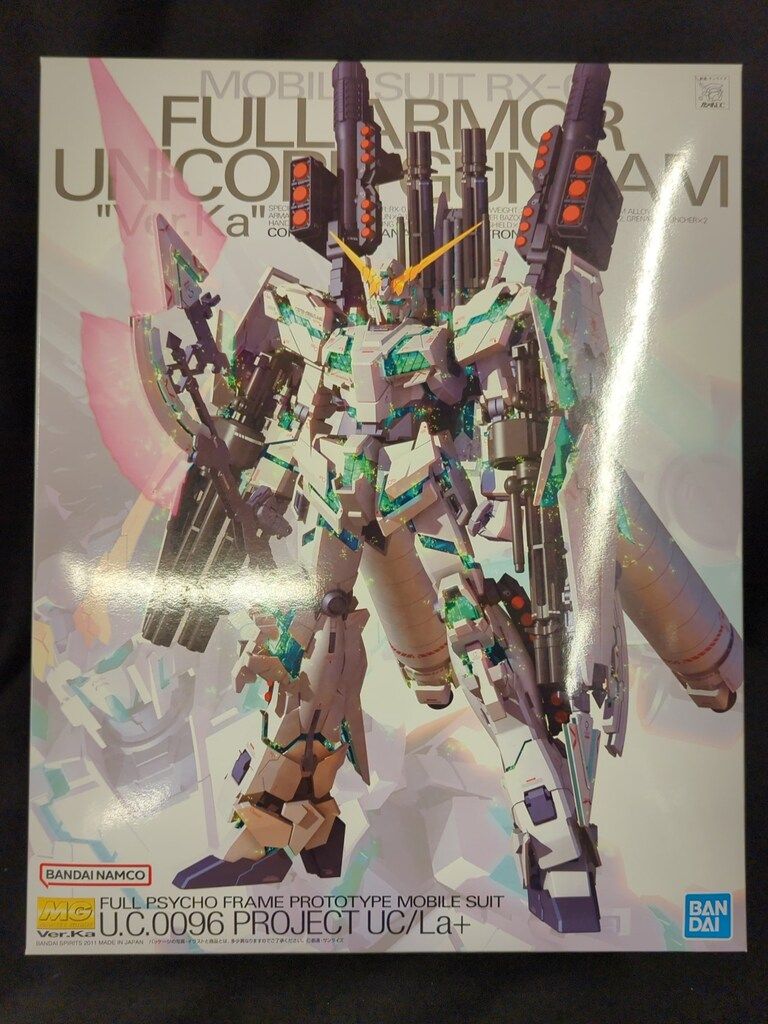 BANDAI SPIRITS MG 1/100 バンダイナムコ版 フルアーマーユニコーンガンダム（Ver.Ka）