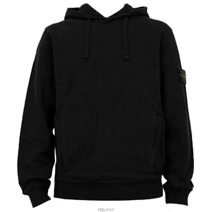 ストーンアイランド ワッペン フーディー Tシャツ ブラック XL