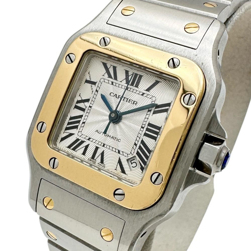【CARTIER/カルティエ】W20057C4 腕時計 ステンレススチール/K18YGイエローゴールド 18金 自動巻き/オートマ シルバー文字盤/コンビカラー レディース 【中古】【真子質店】【BL】