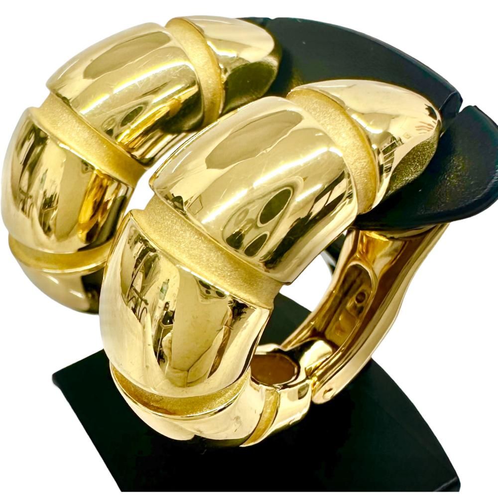 【MAUBOUSSIN/モーブッサン】イヤリング K18ゴールド 18金 22.3g レディース 【中古】【真子質店】【GD】