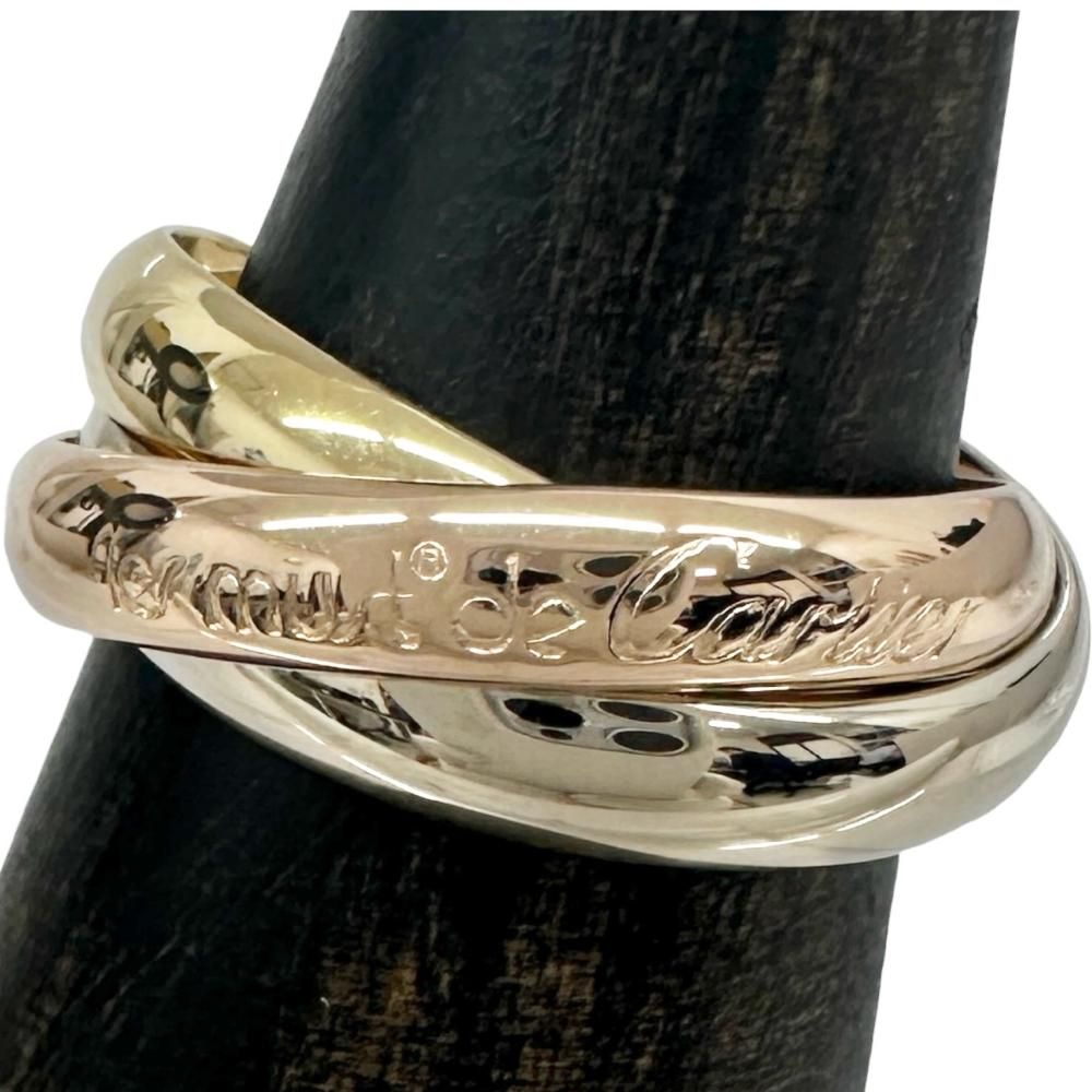 13号 【CARTIER/カルティエ】トリニティ リング・指輪 K18ゴールド 18金 /YG/WG/PG 7.9g 53 レディース 【中古】【真子質店】【GD】