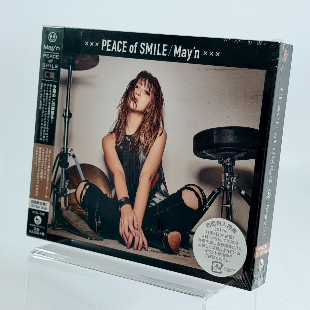 May'n『PEACE of SMILE』C盤 初回限定盤C (CD+マキシシングル) - メルカリ