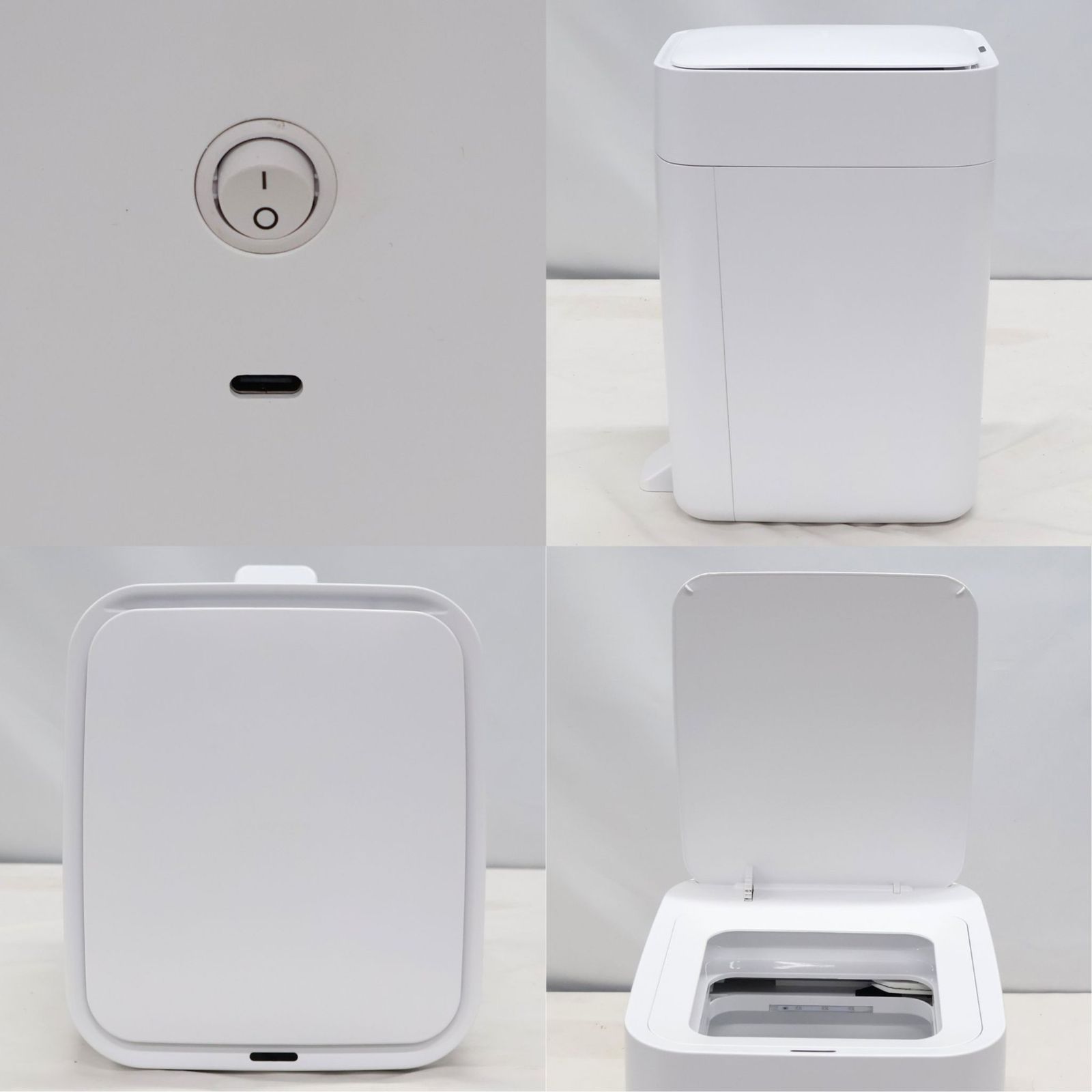 townew (トーニュー) 全自動ゴミ箱 T1 15.5L twn1001-wh ホワイト 整備