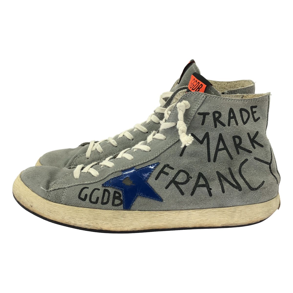 ろ*く様 正規購入品　ゴールデングース　状態良好　FRANCY　高級USED加工 GOLDEN GOOSE ゴールデン グース Francy USED加工サイドジップ