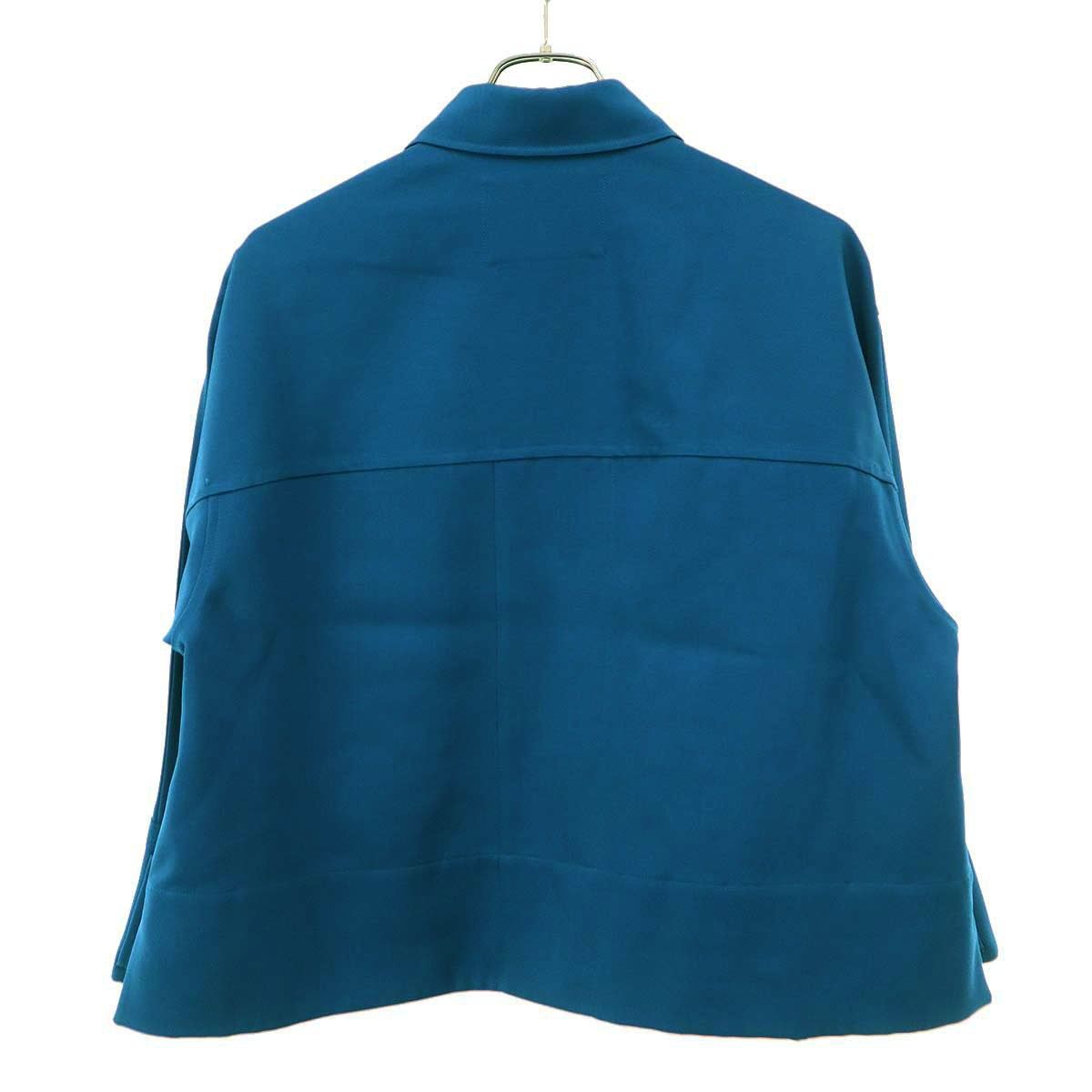 JIL SANDER ジルサンダー 23AW ウールクロップドシャツ J02DL0153 