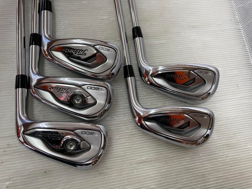 タイトリスト T200 AMT TOUR WHITE S200フレックス アイアンセット