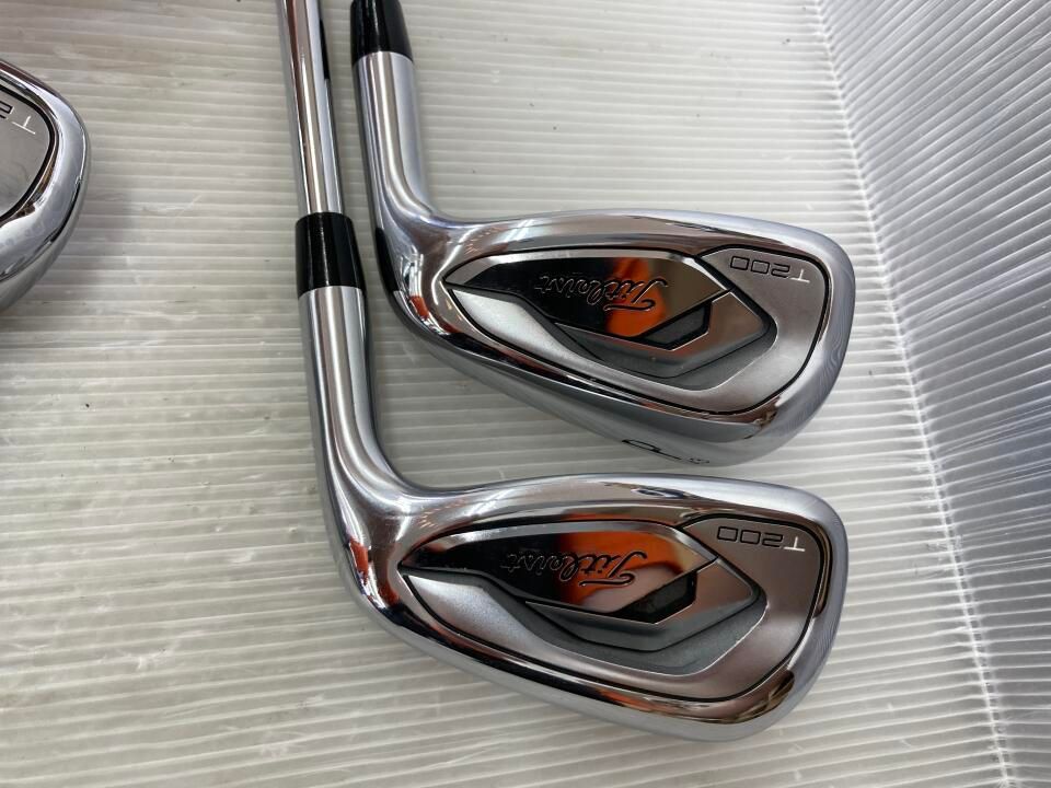 タイトリスト T200 AMT TOUR WHITE S200フレックス アイアンセット