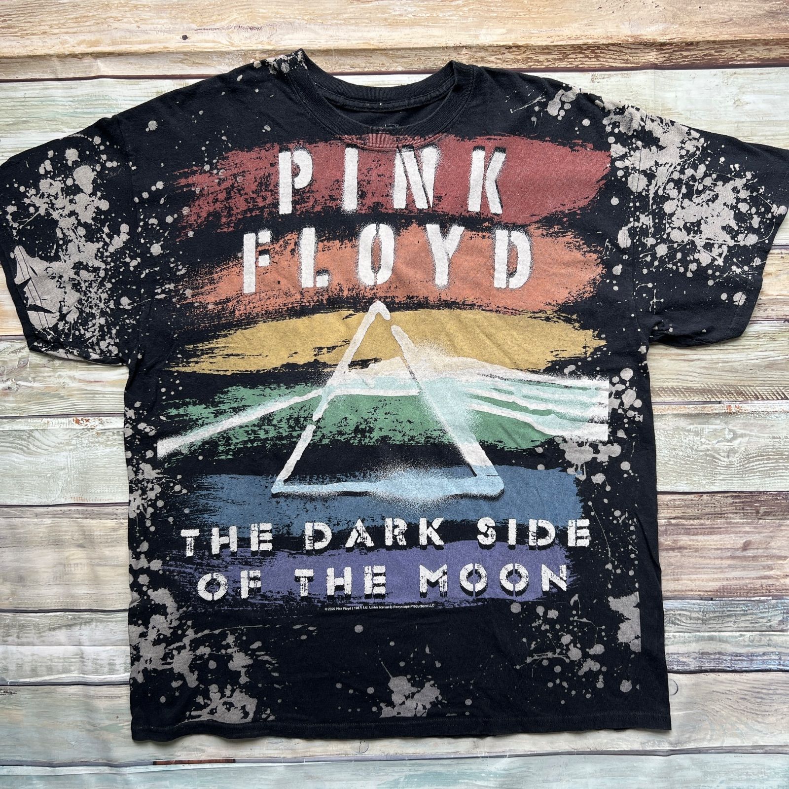 ピンクフロイド PINK FLOYD Tシャツ バンドT 全面プリント XL メキシコ