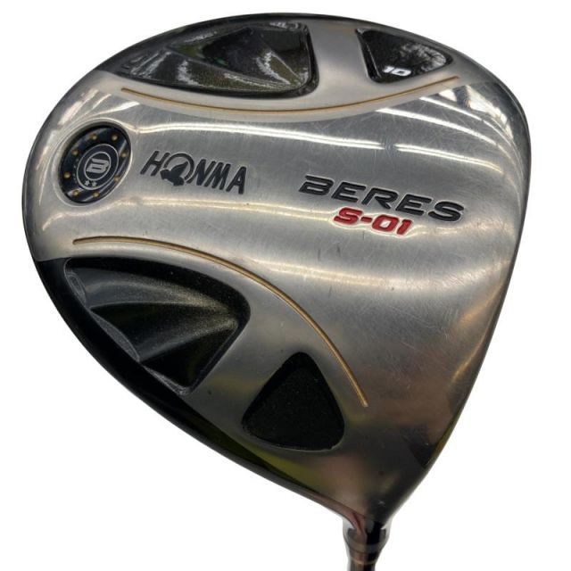 【中古】 本間ゴルフ BERES S-01 10° ドライバー DR 3S ARMRQ6 54(ドライバー) (フレックスR) メンズ 男性用 右利き 右用 Cランク ゴルフクラブ